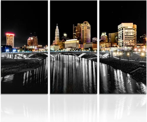 Miniatura 6 de Phoenix City Skyline - Arte de pared, lienzo de paisaje urbano de Arizona, imágenes enmarcadas, pósters, pinturas, decoración de hogar, oficina