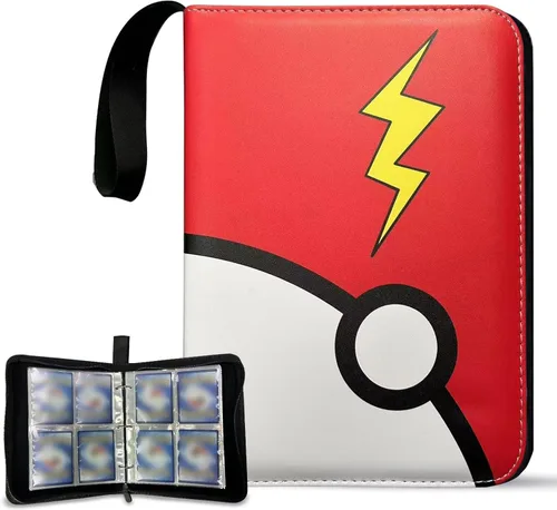Miniatura 10 de Álbumes para cartas coleccionables, fundas protectoras para cartas coleccionables, carpeta para tarjetas de 18 bolsillos, estuche para cartas de 900