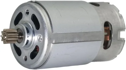 RS550 9.6V 9 Dientes (Φ7.9mm) Motor para Destornillador, 9.6-25V 9-15 Dientes 25000 RPM Reemplazo para Taladro de Batería y Herramientas Eléctricas