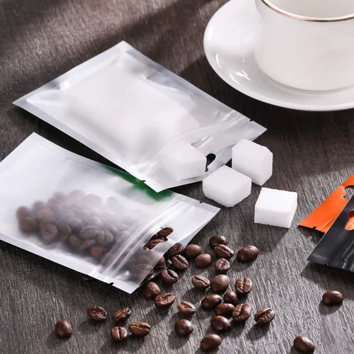 Miniatura 7 de 200 piezas de bolsas Mylar Zip Lock. Bolsas de papel de aluminio, plano metálico Mylar Foil plano, bolsas ZipLock de almacenamiento de alimentos.