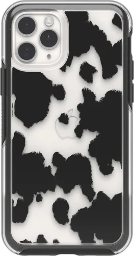 Miniatura 2 de OtterBox iPhone 11 Pro (solamente) - Funda de la serie Symmetry Clear - Estampado de vaca - Ultra-Sleek - Compatible con carga inalámbrica - Los