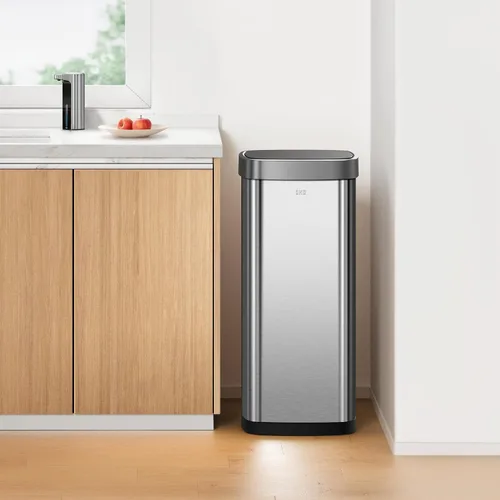 Miniatura 3 de EKO EcoSmart - Basurero de cocina alto y grande, 80L/21.1 G de alta capacidad, cubo de basura con sensor de movimiento cuadrado suave sin contacto