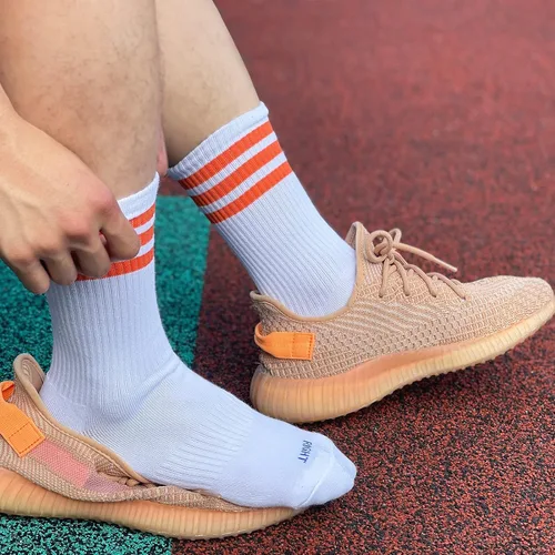 Miniatura 3 de PERFECT CORNER Calcetines de algodón con soporte de arco para entrenamiento atlético, gimnasio, para hombres y mujeres