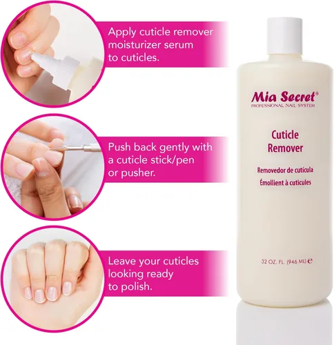 Miniatura 6 de Mia Secret Suavizante y removedor de cutículas, rápido, fácil y seguro, elimina las cutículas de forma segura y suaviza el borde, excelente