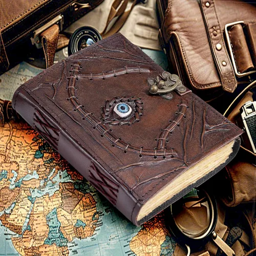 Miniatura 3 de cuero Hocus Pocus Libro de hechizos Diario de cuero para el mal de ojo, libro de hechizos Girmoire Regalos