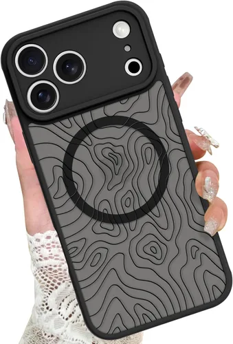 Miniatura 62 de KANGHAR - Funda para iPhone 11 [Compatible con Magsafe] Patrón estampado de leopardo Lindo guepardo Funda protectora magnética para niñas, mujeres