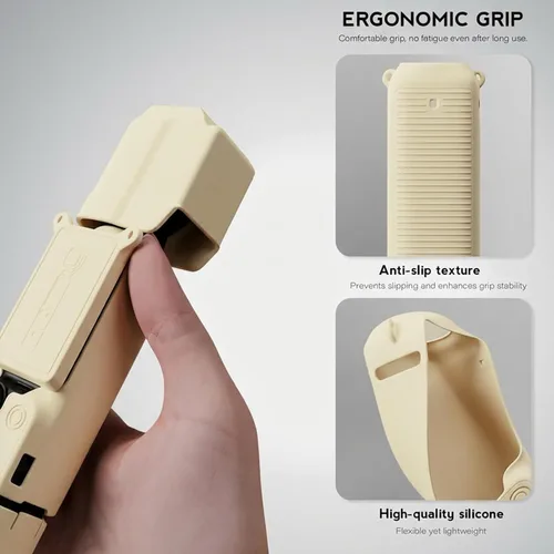 Miniatura 8 de Funda protectora para cámara DJI Osmo Pocket 3/Xtra Muse, funda de silicona suave con protección de pantalla y micrófono, ligera, antiarañazos