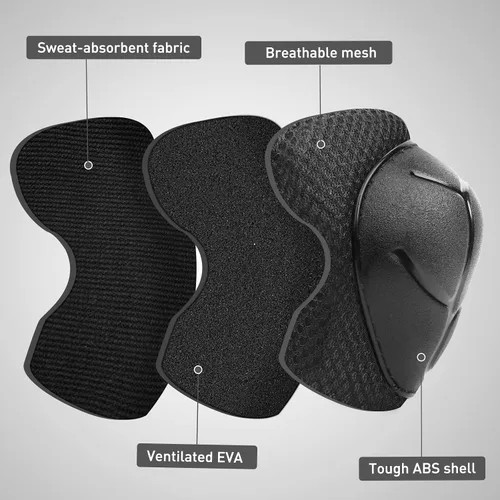 Miniatura 3 de KUYOU Rodilleras para Niños Coderas Protectores Equipo de Protección Conjunto Equipo de Seguridad para Patines de Ruedas Ciclismo Bicicleta BMX
