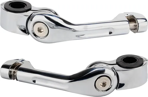 Miniatura 5 de Kit de montaje de clavija de carretera en ángulo largo de 1-1/4 pulgadas para Harley Touring Road King Street Glide Road Glide Electra Glide Softail