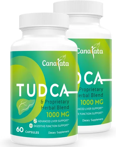 Miniatura 8 de TUDCA Suplementos de apoyo hepático de 1000 mg - 60 cápsulas veganas, sales biliares TUDCA con mezcla de hierbas de cardo mariano para limpiar