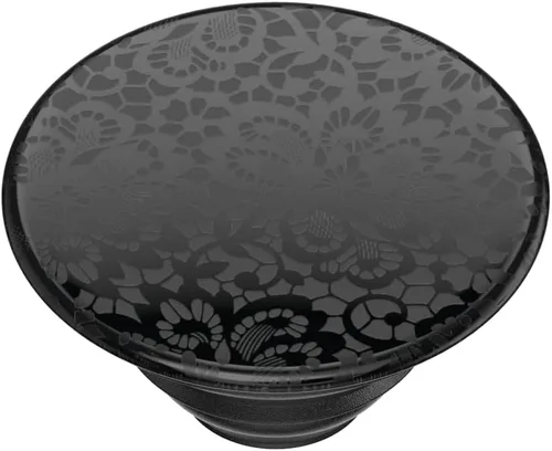 Miniatura 4 de PopSockets Agarre para teléfono con soporte expandible, agarre adhesivo - Lace Noir