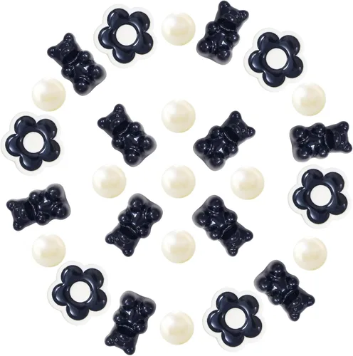Miniatura 6 de Gummy Bears - Dijes para zapatos, cadena de oso, margarita, flores, decoración de zapatos para mujeres, niñas, niños, regalos de fiesta