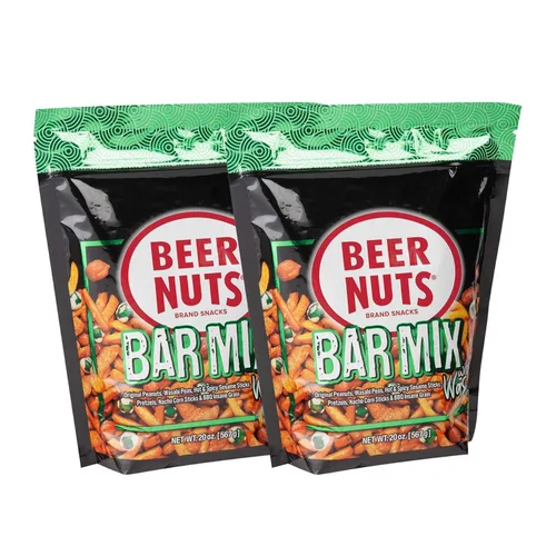 Miniatura 19 de BEER NUTS Original Bar Mix - Pretzels, Cheese Stix, Sesame Stix, Insane Grain - Bolsa resellable de 20 onzas (paquete de 2)