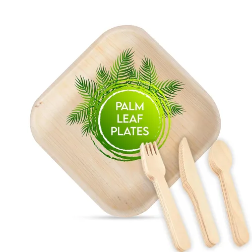 Miniatura 12 de Concession Essentials Platos de hoja de palma (25 unidades) – Vajilla desechable, platos compostables y biodegradables