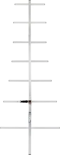 Miniatura 10 de Antena Yagi UHF TWAYRDIO 400-470Mhz, Antena Base Vertical de Alta Ganancia para Exteriores GMRS, Antena Yagi Direccional de 7dBi