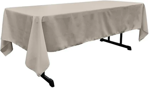 Miniatura 81 de New Creations Fabric & Foam Inc - Mantel rectangular de popelina de poliéster de 60 pulgadas de ancho por 120 pulgadas de largo. (Avocado)