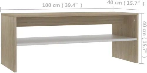 Miniatura 3 de vidaXL Mesa de centro sofá lateral extremo teléfono sofá té acento mesa de almacenamiento escritorio dormitorio sala muebles soporte blanco