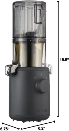 Miniatura 10 de Hurom H310A - Exprimidor de masticación lenta de autoalimentación personal (negro mate)