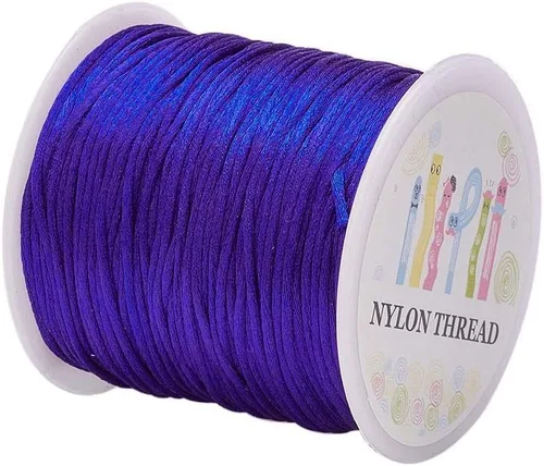 Miniatura 33 de Elecrelive - Cuerda de nailon de 200 yardas para pulseras, 200 yardas, cuerda de nailon para pulseras, 20 colores para collar, pulsera, joyería