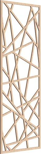 Miniatura 149 de Conway Paneles de pared decorativos de madera con calado, 9 3/8 pulgadas de ancho x 24 3/8 pulgadas de alto x 1/4 de alto, aliso