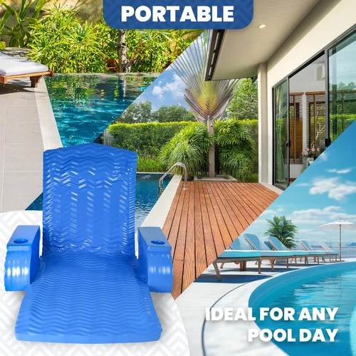 Miniatura 4 de Cococabana Paradise - Silla de piscina de espuma Modelo 2023 - Más grande y mejor que antes Silla de espuma de lujo para adultos y niños