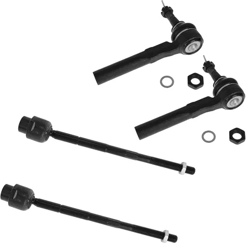 Miniatura 31 de TRQ Juego de barras de acoplamiento delanteras interiores y exteriores de 4 piezas compatible con Jeep Cherokee 1991-2001 y Comanche 91-92