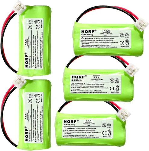 Miniatura 9 de HQRP Batería de teléfono inalámbrica compatible con VTECH BT183348 BT283348 89-1326-00-00 89-1300-00-00 8913260000 89-1300-01-00 89-1330-01-00