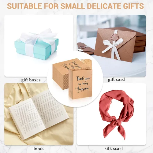 Miniatura 5 de Ctosree 20 piezas de bolsas de papel para regalo de agradecimiento para empleados, compañeros de trabajo, colegas, bolsas de "Gracias por ser Papel