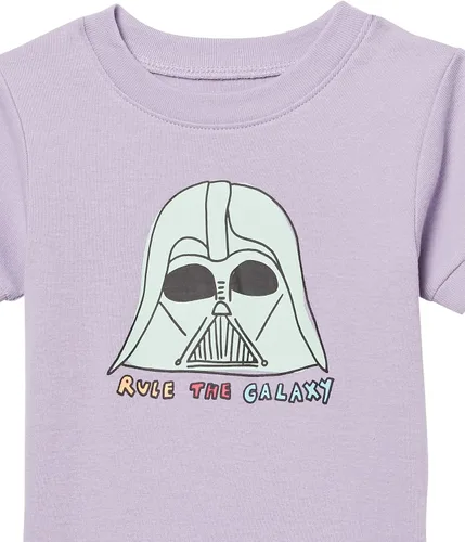 Miniatura 4 de Tienda Essentials Disney Marvel Star Wars Pijama de algodón ajustada para niñas y niños pequeños, paquete de 3