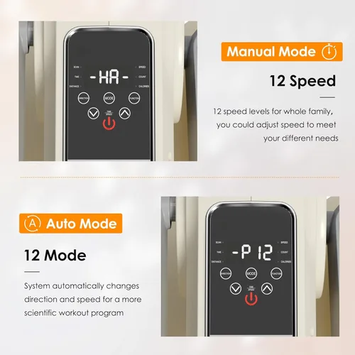 Miniatura 4 de Máquina elíptica para debajo del escritorio, mini ejercitador elíptico de piernas con control remoto, 12 velocidades de nivel, silenciosa y portátil