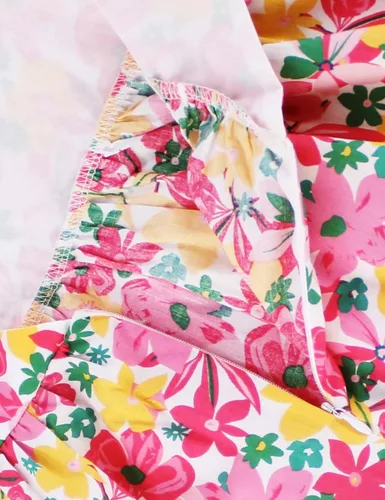 Miniatura 126 de Vestido de verano para niña, de algodón, con diseño floral