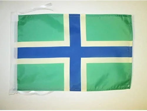 Miniatura 933 de Bandera de México AZ FLAG, 45.7 x 30.5 cm, con cordones - Pequeñas banderas mexicanas de 30 x 45 cm - Bandera de 45.7 x 30.5 cm