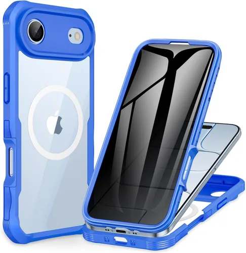 Miniatura 79 de CENHUFO Funda de privacidad para iPhone 11 Pro, funda de cuerpo completo con protector de pantalla de privacidad de vidrio templado 9H integrado