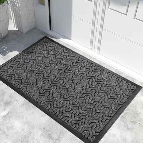 Miniatura 95 de Yimobra Alfombra para Puerta Delantera Exterior Entrada 29.5x17, Impermeable Resistente Alfombras Exteriores para Puerta Delantera, Alfombra