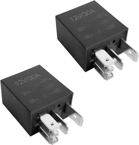 Miniatura 11 de Relé de Coche de 4 Pines 12V 30A, Relé de Arranque Impermeable Multiusos para Motor, Accesorios de Repuesto Eléctricos Automotrices Estándar