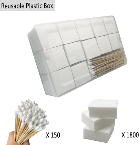 Miniatura 5 de Parches cuadrados de limpieza de pistolas de 2 x 2 pulgadas y hisopos de limpieza de bambú de 6 pulgadas de largo para kit de mantenimiento