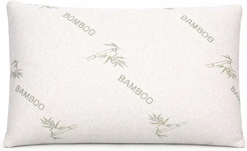 Miniatura 6 de ORGANIC TEXTILES Almohada de cama 100% hecha a mano de látex orgánico triturado con funda extraíble de algodón orgánico (viaje, paquete de 1)