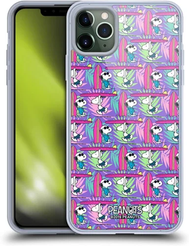 Miniatura 133 de Head Case Designs Peanuts Tropical Surf Snoopy Aloha Disco Gel Funda con licencia oficial [protección de grado militar] compatible con Apple iPhone