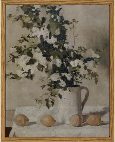Miniatura 105 de VIYYIEA Arte de Pared en Lienzo Enmarcado Decoración del Hogar, Decoración de Granja Valles Ondulantes bajo Cielos Despejados Pintura de Pared