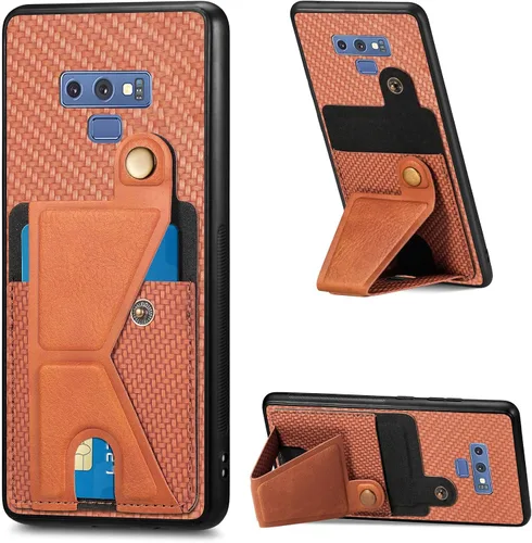 Miniatura 88 de Funda para Xiaomi Poco M5s 4G, Funda para Redmi Note 10 4G / Note 10S 4G / Note 11 SE (India) Funda de cuero PU ranuras para tarjetas Soporte