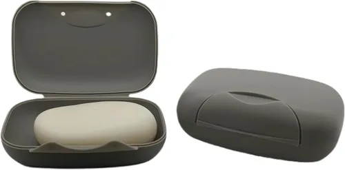 Miniatura 11 de Soporte de jabón de viaje, barra, jabonera, ducha, caja de almacenamiento de jabón para baño, camping, gimnasio, Vonpri (azul, paquete de 3)