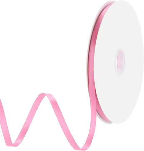 Miniatura 129 de MECCANIXITY Cinta de satén de 3/8 pulgadas de 50 yardas, de grogrén, de seda sólida, fina para ramo de boda, para regalo del día de San Valentín