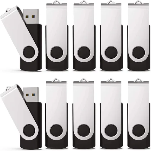 Miniatura 13 de KEXIN Paquete de 100 unidades flash USB de 1 GB, paquete a granel, paquete de unidades USB, unidades USB, memoria USB de 1 GB con diseño giratorio