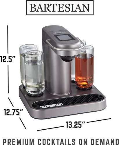 Miniatura 6 de Bartesian Máquina de cóctel y margarita prémium para el bar casero con simplicidad de botón y un diseño fácil de limpiar (55300)
