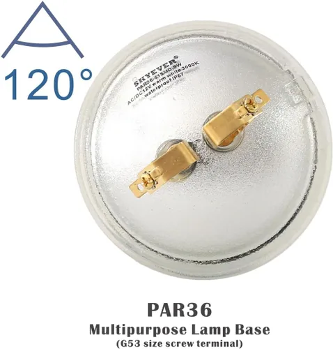 Miniatura 3 de Bombilla LED reflectora de vidrio PAR36, impermeable IP67, CA/CC 12 voltios, 9 vatios, 900 lm, principalmente para uso en paisaje y fuera de la red