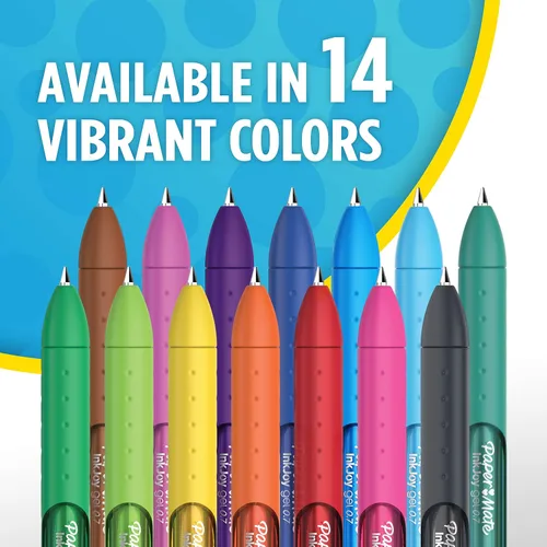 Miniatura 4 de Paper Mate InkJoy - Bolígrafo de gel, punta fina, color azul oscuro