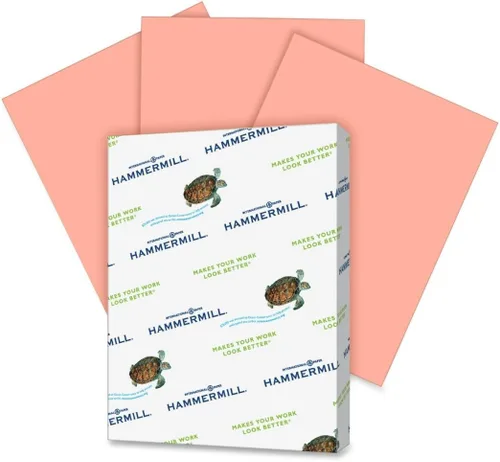 Miniatura 32 de Hammermill Papel de color, papel de impresora crema de 20 libras, 8.5 x 11-1 resma (500 hojas), fabricado en los Estados Unidos, papel pastel