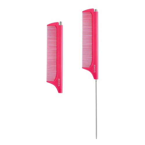 Miniatura 15 de RHOS Juego de peines para mujeres y hombres, 3 piezas, dientes anchos, cola de rata, peines para el pelo de tocador, peines desenredantes para todo