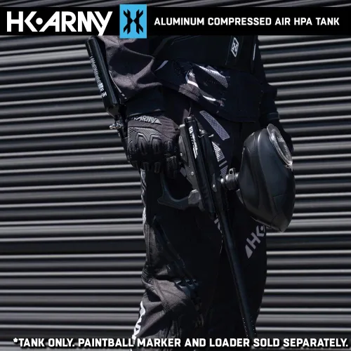 Miniatura 4 de HK Army Tanque de aire comprimido de aluminio HPA para paintball con sistemas de aire - Regulador estándar Negro