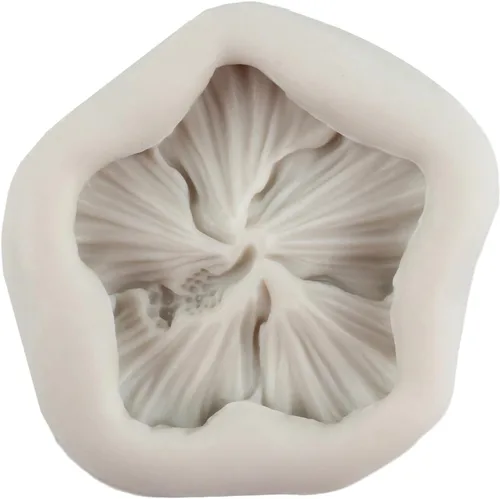 Miniatura 9 de Plumeria - Moldes de silicona para flores de hibisco, moldes para decoración de pasteles, decoración de cupcakes, caramelo de chocolate, pasta